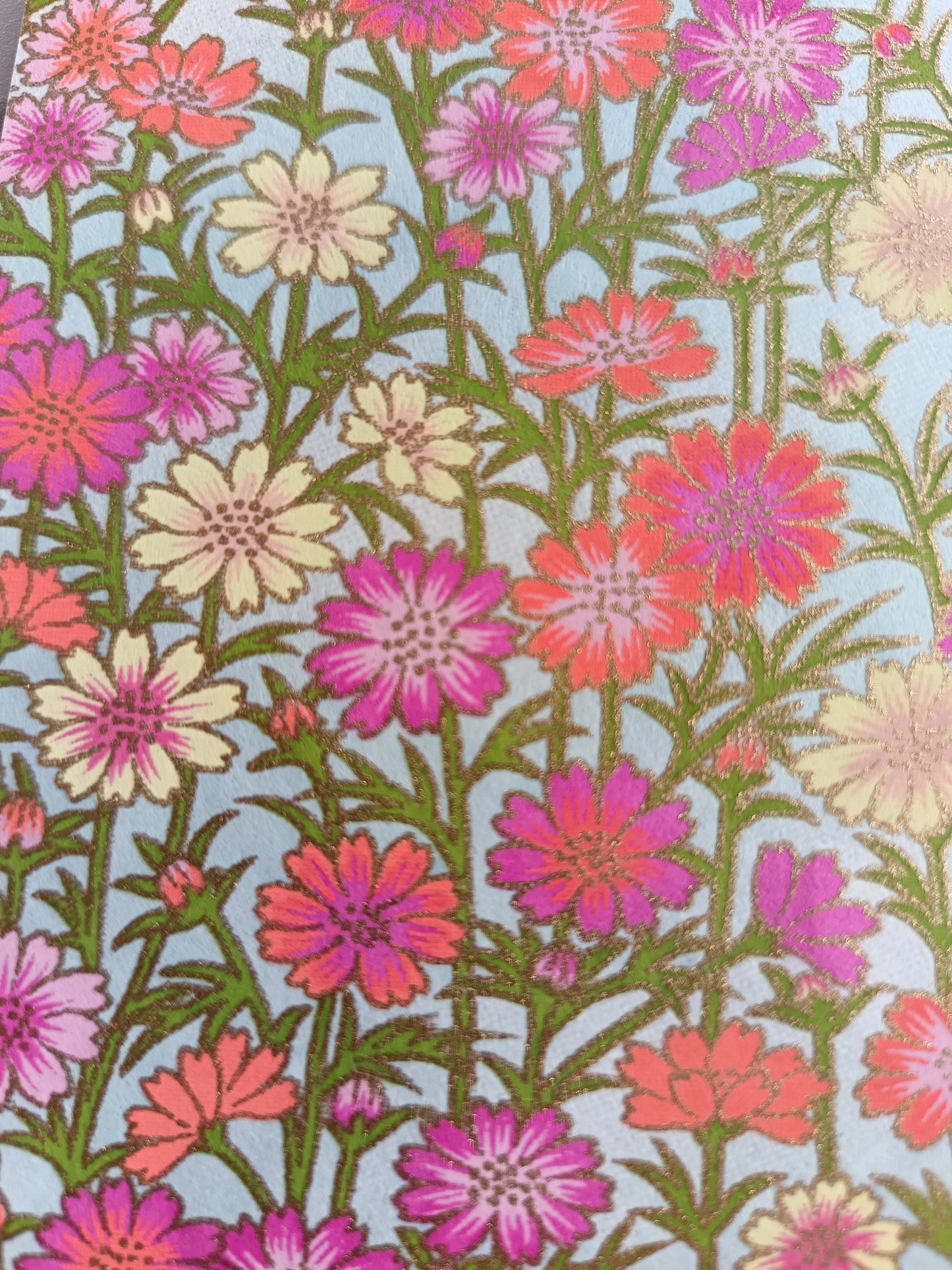 Médaillon goutte Floral Rose