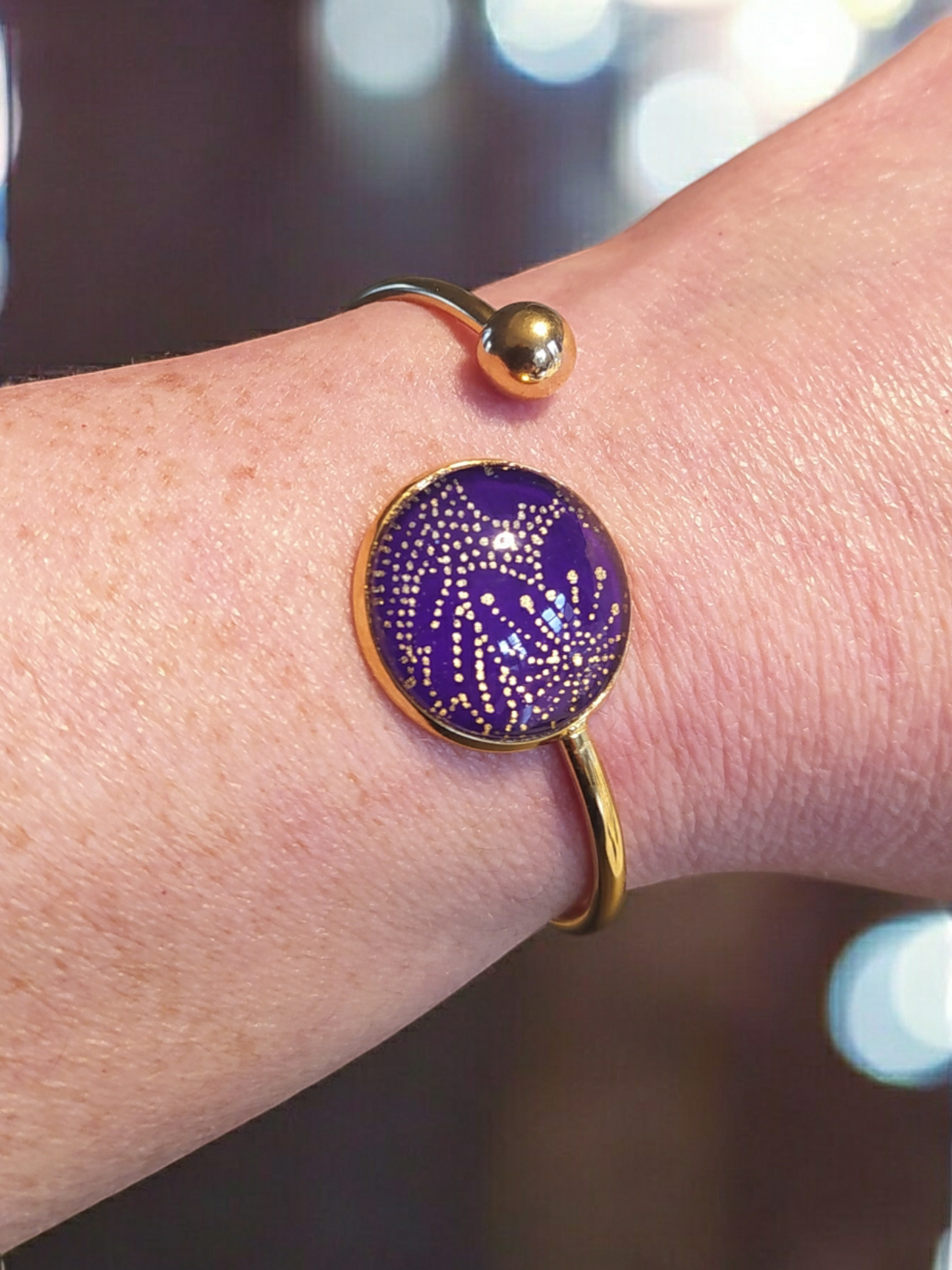 Bracelet Lune 20mm VIOLET SAKURA