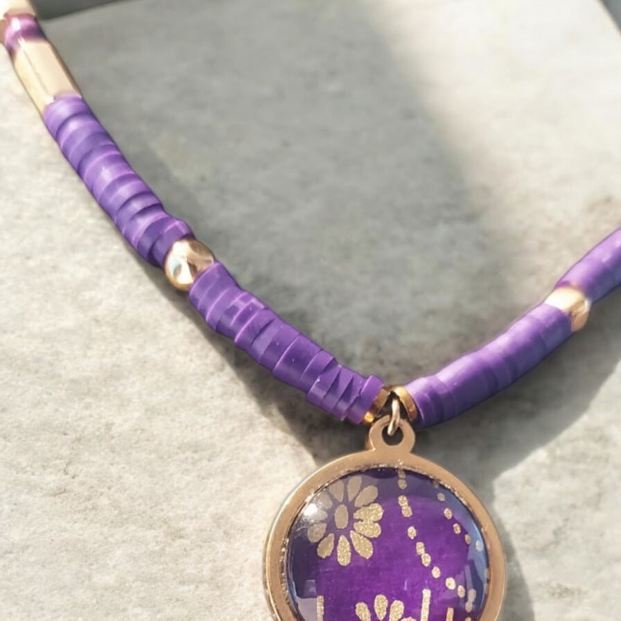 Collier simple VIOLET KIKU