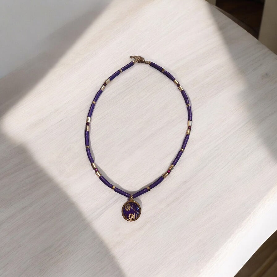 Collier simple VIOLET KIKU