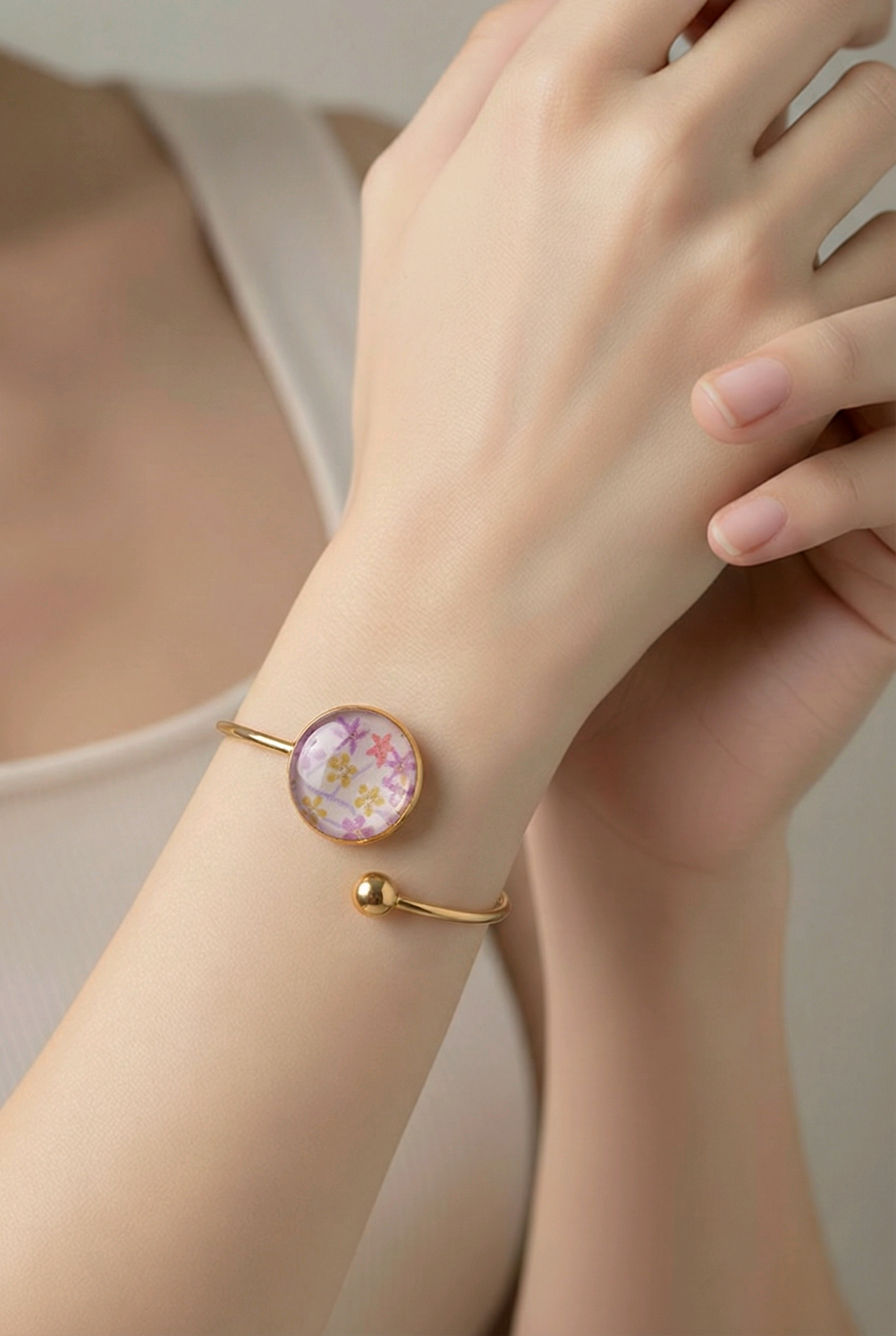 Bracelet Lune 20mm SENSU mauve