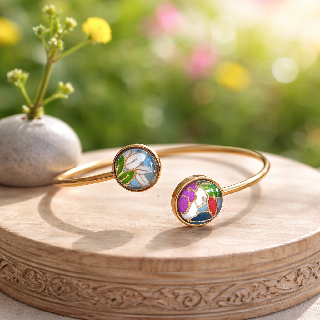 Bracelet double rond CHO