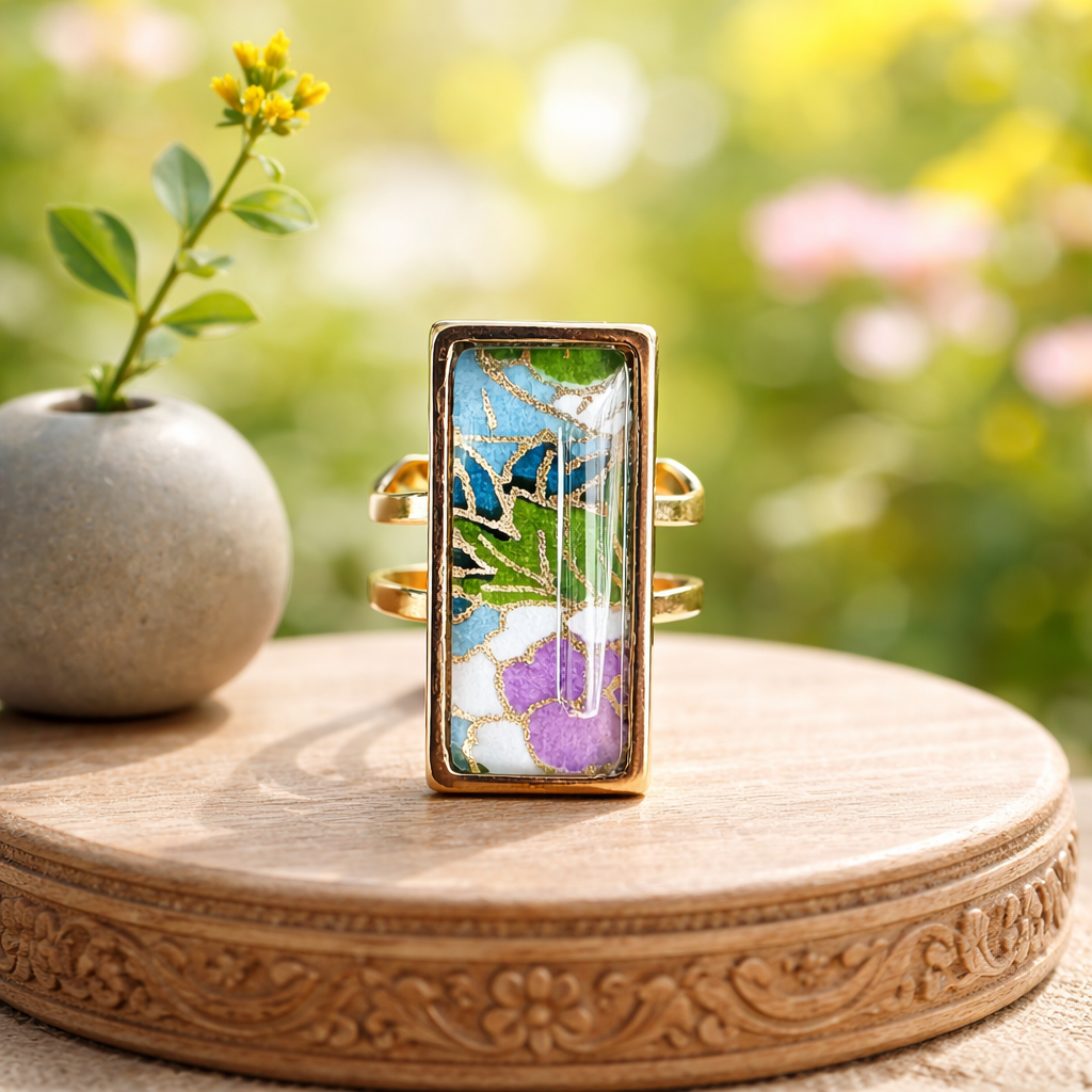 Bague rectangulaire CHO
