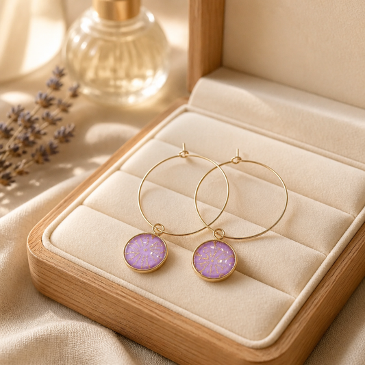 Pampilles FLORAL rose-mauve