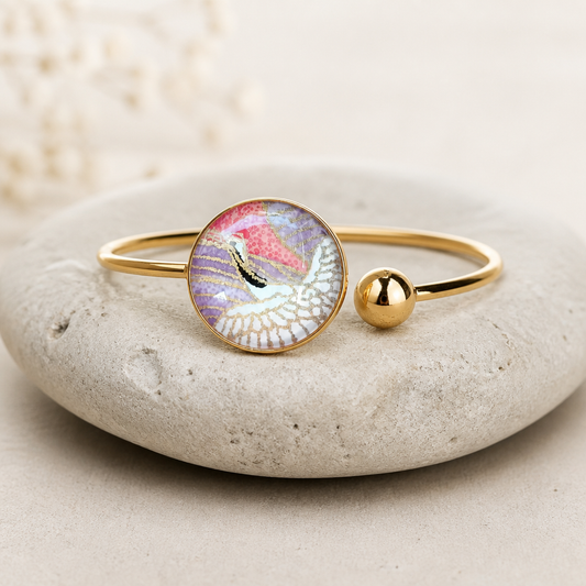 Bracelet Lune GRUE violet