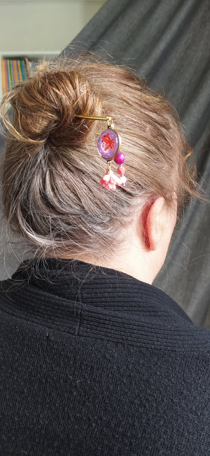 Pic à chignon VIOLET KOI