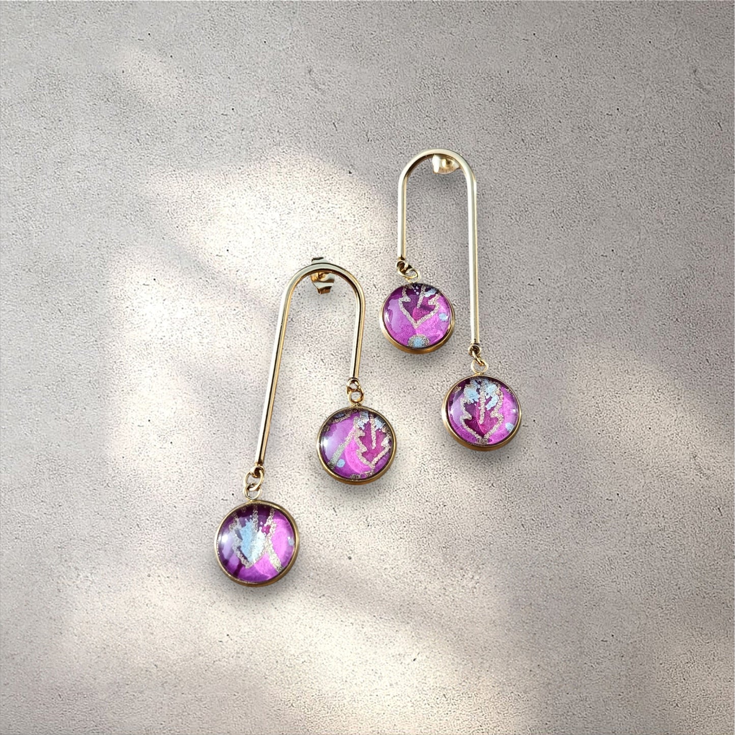 Boucles d'oreilles doubles RAZUBERI