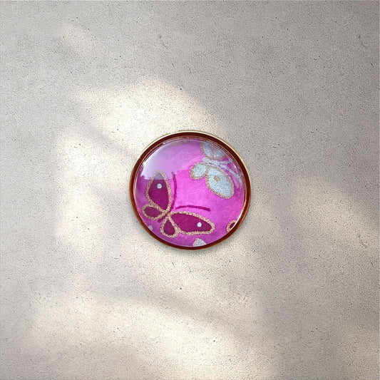 Bague ronde 25mm doré RAZUBERI