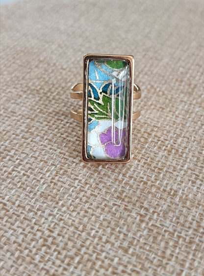 Bague rectangulaire CHO