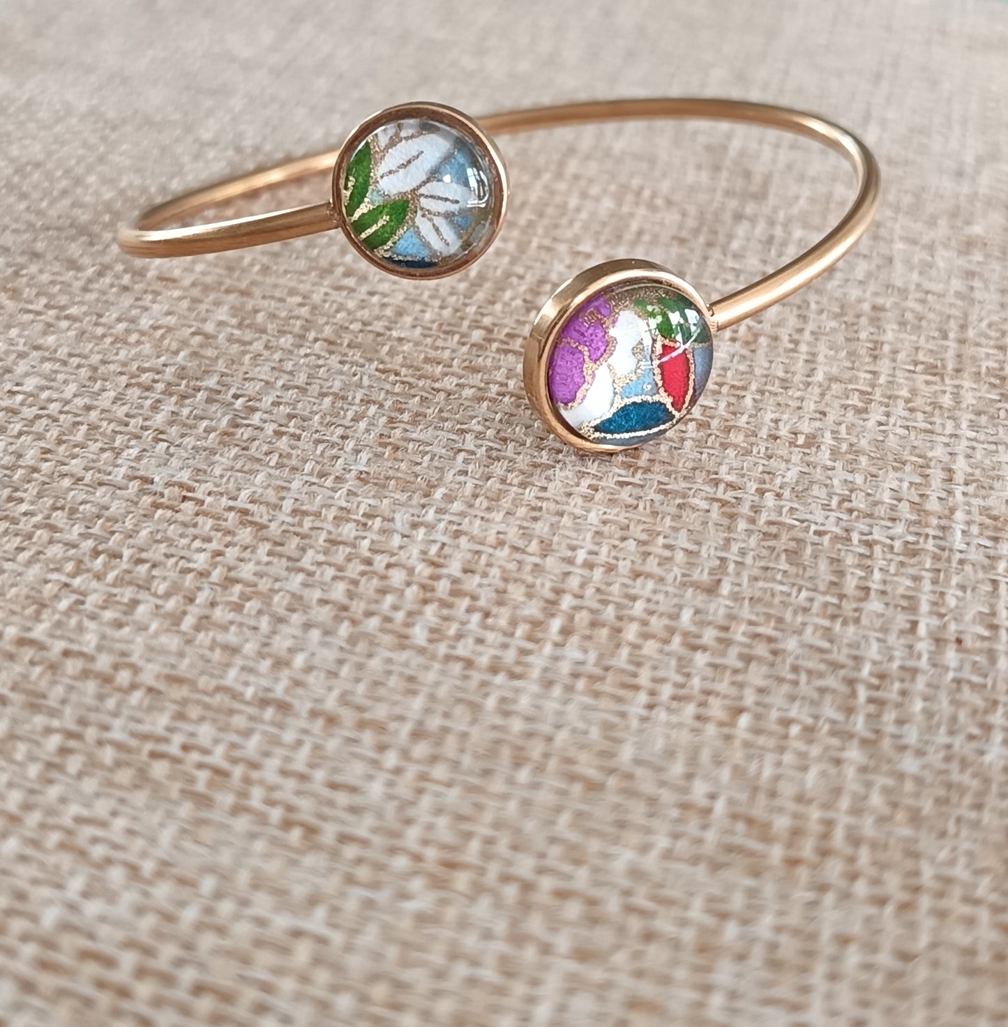 Bracelet double rond CHO