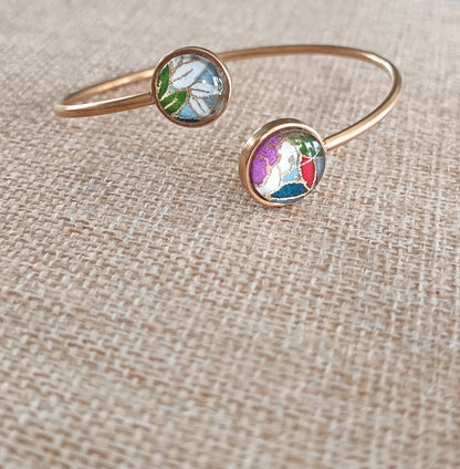 Bracelet double rond CHO