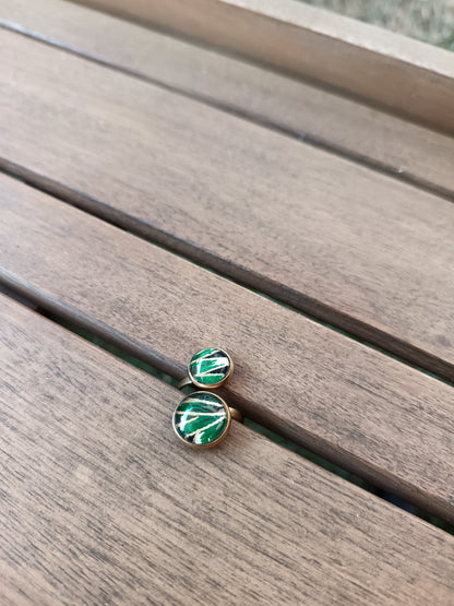 Bague Toi et Moi JUNGLE vert