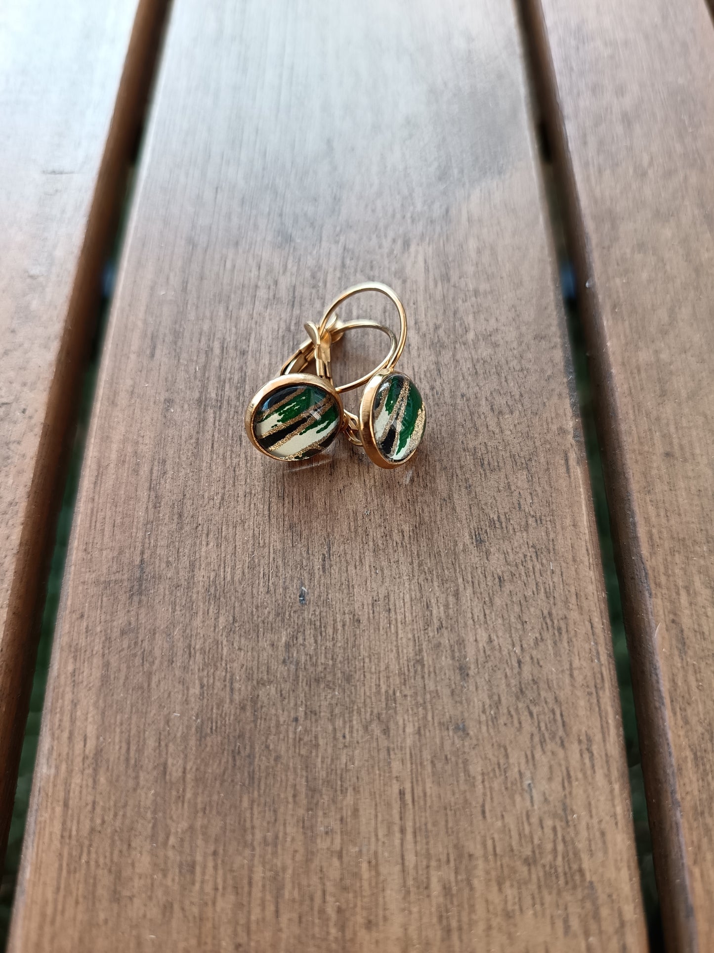 Dormeuses petites JUNGLE vert