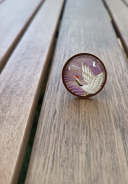 Bague 25mm  GRUE violet