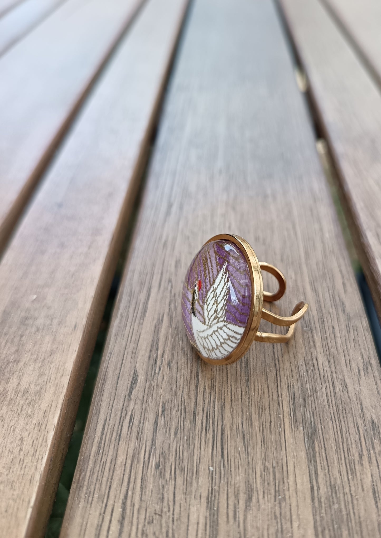 Bague 25mm  GRUE violet