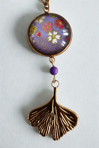 Collier à breloques MIRYOKU violet