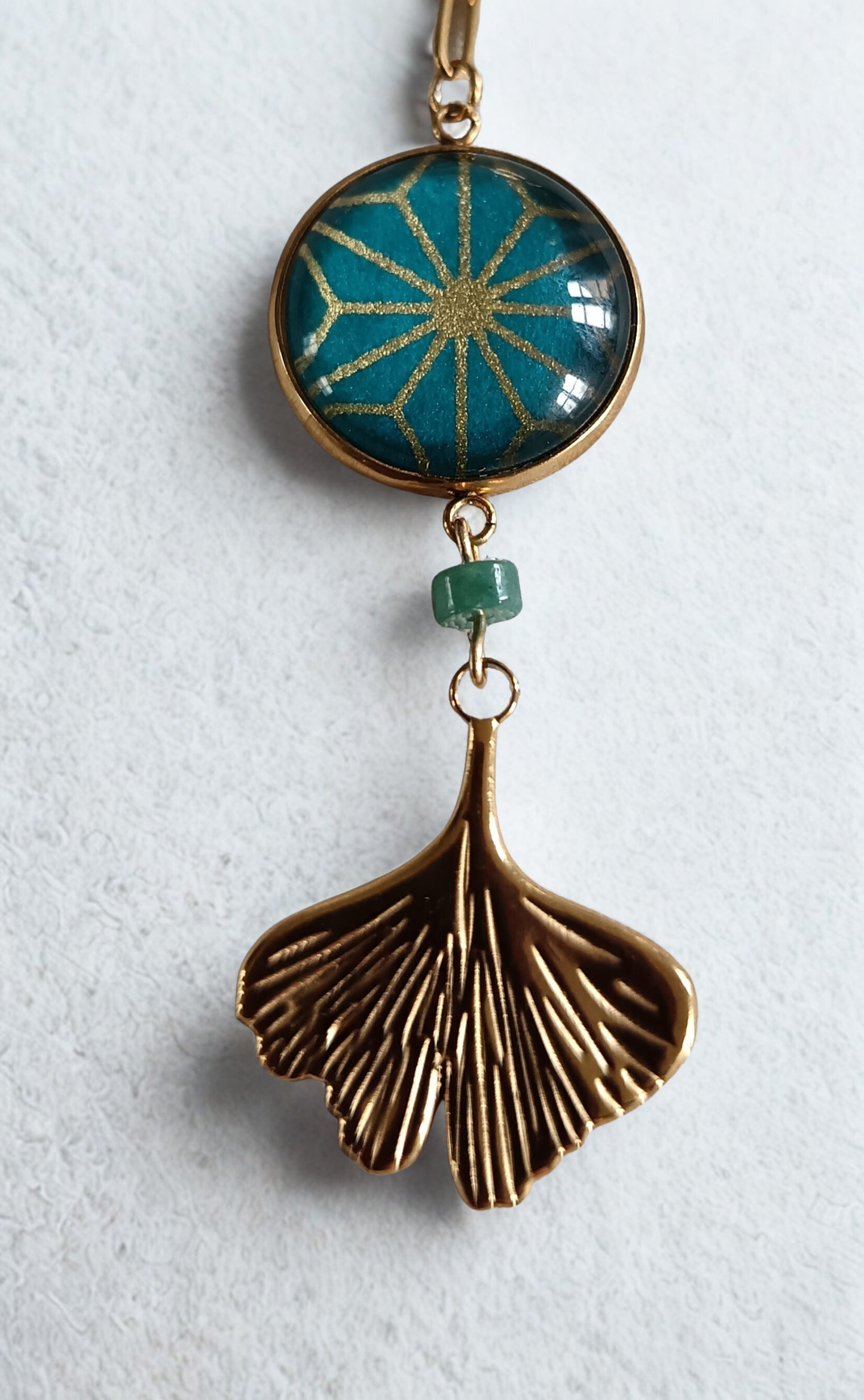 Collier à breloques MIRYOKU vert