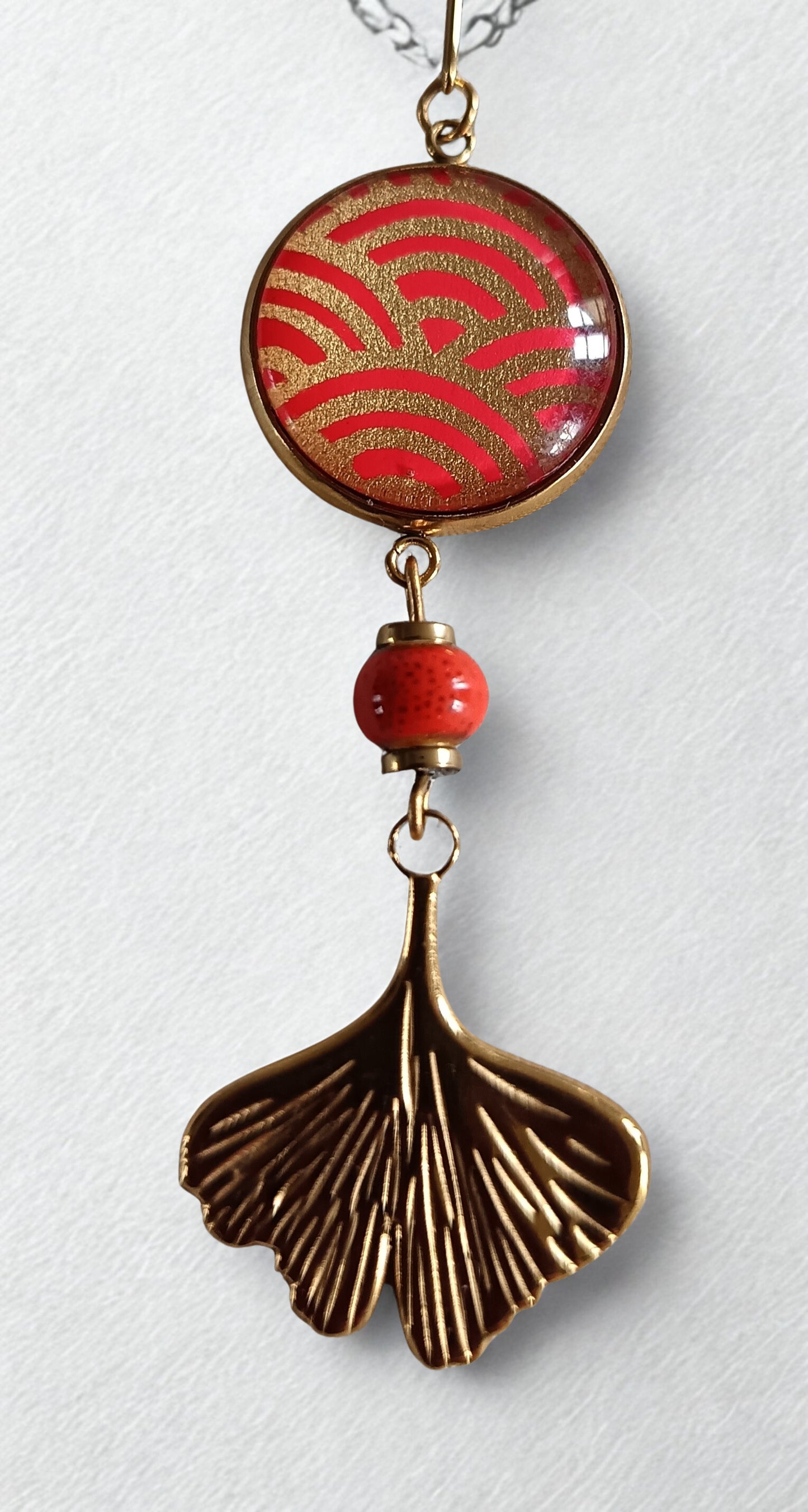 Collier à breloques MIRYOKU orange