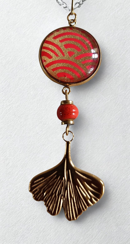Collier à breloques MIRYOKU orange